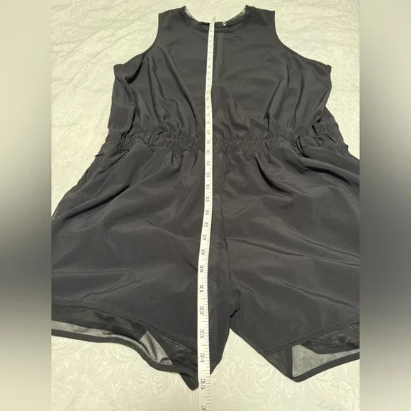 Zella Solid Black Romper Business Casual Closet Staple Womens XL - Picture 10 of 11
